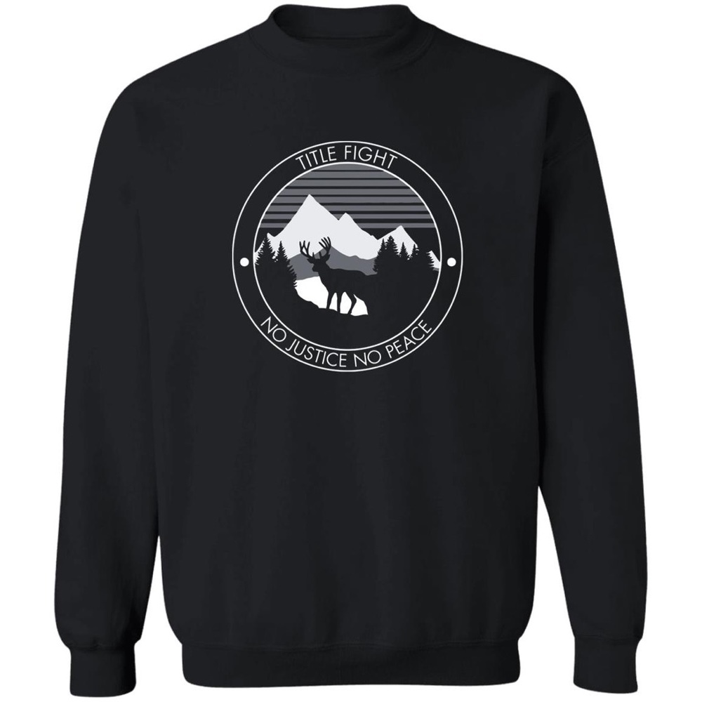 TITLE FIGHT NO JUSTICE NO PEACE HOODIE